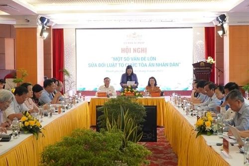 Ủy ban Tư pháp tổ chức Hội nghị về Một số vấn đề lớn sửa đổi Luật Tổ chức Tòa án Nhân dân