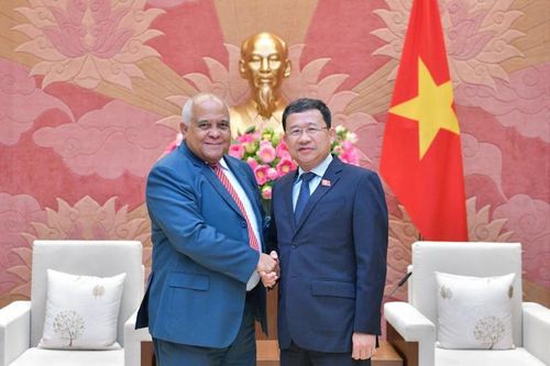 Chủ nhiệm Ủy ban Đối ngoại Vũ Hải Hà tiếp Đại sứ Cuba