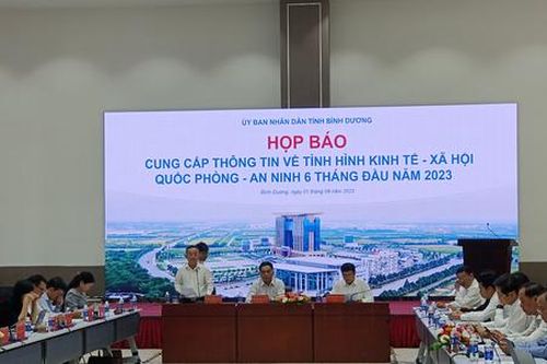 Bình Dương: 6 tháng đầu năm 2023, GRDP tăng 3,76%