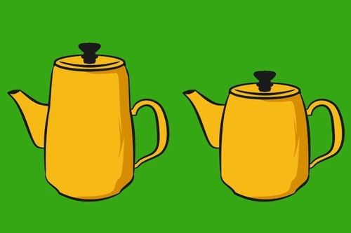 Chỉ người thông minh mới biết ấm nào chứa nhiều nước hơn