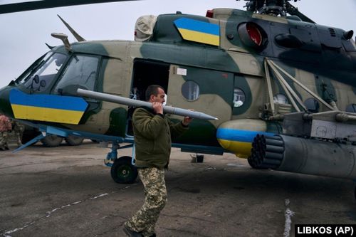 Mi-24 Ukraine thêm uy lực khi trang bị ống phóng rocket của Mỹ