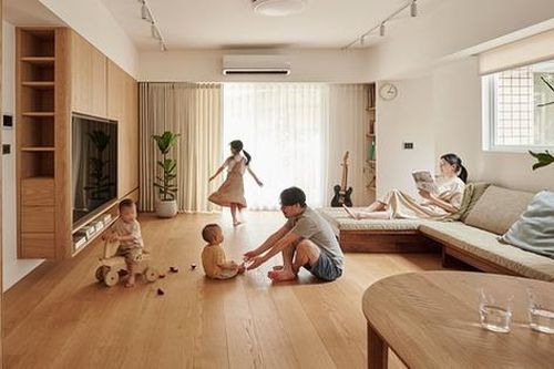 Cách phân chia căn hộ thông minh của gia đình có 3 con nhỏ ở Nhật Bản