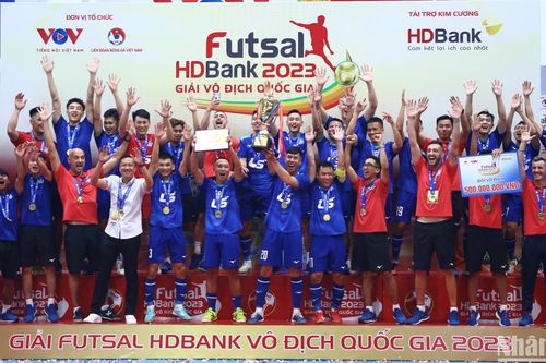 Giải futsal HDBank vô địch quốc gia 2023: Thái Sơn Nam lần thứ 12 lên ngôi vô địch