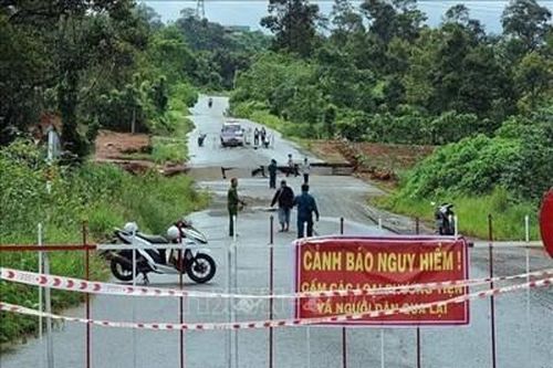 Lâm Đồng: Mưa lớn kéo dài suốt đêm, gây ngập lụt, lũ quét cục bộ, sạt lở