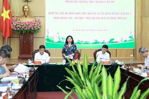 Tiến độ triển khai Dự án đường Vành đai 1 còn chậm, đặc biệt là công tác GPMB