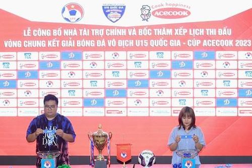 Giải U15 Quốc gia: Đương kim vô địch SLNA chung bảng với Hà Nội