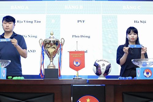 VCK giải U15 Quốc gia: ĐKVĐ SLNA chung bảng với Hà Nội