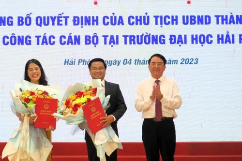 Ông Bùi Xuân Hải làm Hiệu trưởng Trường Đại học Hải Phòng