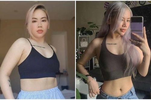 Cô gái giảm ngoạn mục 14kg trong 2 tháng, nhìn vòng eo là thấy khổ luyện