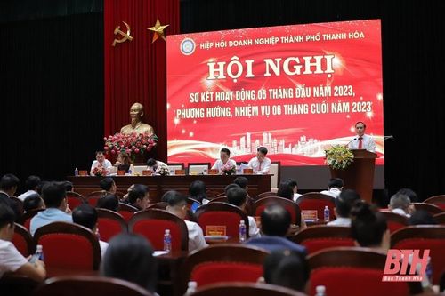 Hiệp hội Doanh nghiệp TP Thanh Hóa triển khai hoạt động 6 tháng cuối năm 2023
