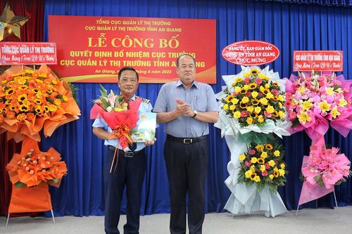 Ông Trần Thanh Bình được bổ nhiệm giữ chức Cục trưởng Cục Quản lý thị trường tỉnh An Giang