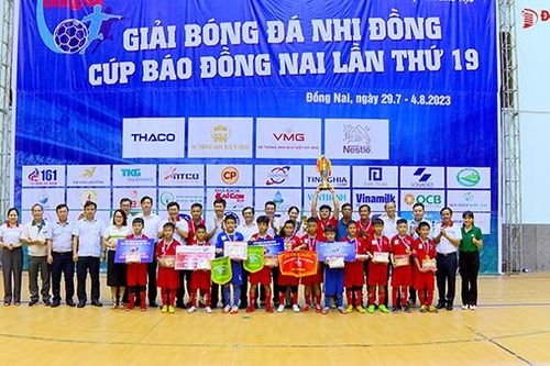 U11 Biên Hòa bảo vệ thành công chức vô địch Giải bóng đá nhi đồng - Cúp Báo Đồng Nai lần thứ 19-2023