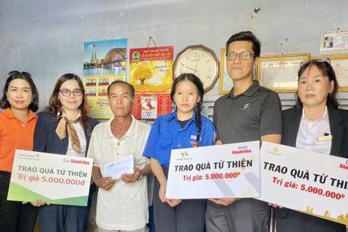 Bạn đọc Báo Khánh Hòa ủng hộ hơn 60 triệu đồng cho 2 em Huỳnh Thị Kim Phú và Hồ Thị Thu Dậu