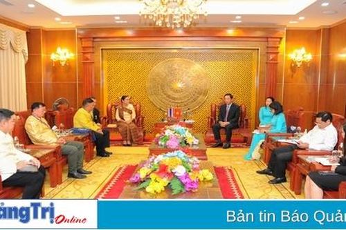 Phó Chủ tịch UBND tỉnh Hoàng Nam tiếp xã giao Phó Tỉnh trưởng tỉnh Ubon Ratchathani