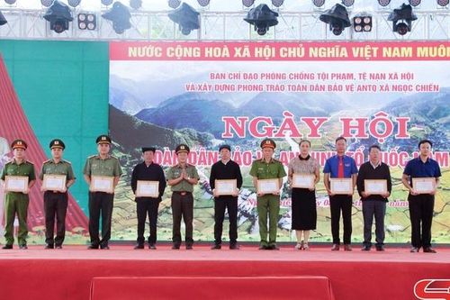 'Ngày hội Toàn dân tham gia bảo vệ an ninh Tổ quốc năm 2023' tại xã Ngọc Chiến