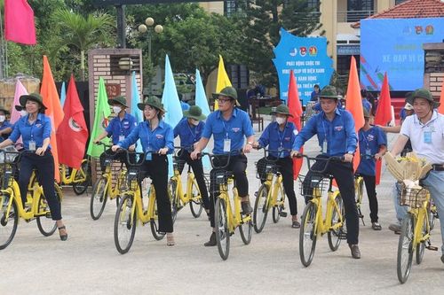 Gần 100 đoàn viên, thanh niên tham gia Hành trình xe đạp vì cộng đồng
