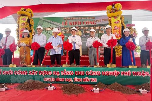 Bến Tre: Rót hơn 3.500 tỷ đồng xây dựng hạ tầng Khu công nghiệp Phú Thuận