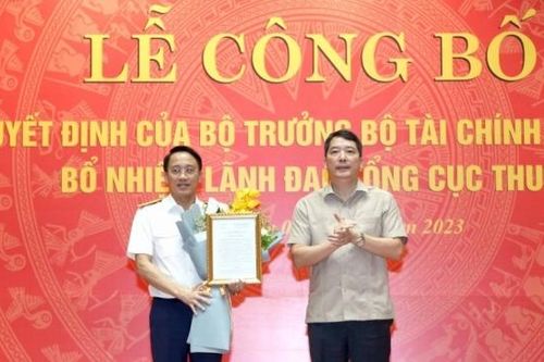 Ông Mai Sơn được bổ nhiệm làm Phó Tổng cục trưởng Tổng cục Thuế