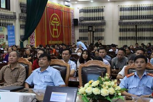 Chương Mỹ: Hơn 200 người được truyền thông về thiên tai