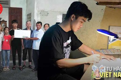 Tình làng nghĩa xóm: Cuộc họp khẩn trong đêm góp gần 100 triệu đồng giúp nam sinh nghèo vào đại học