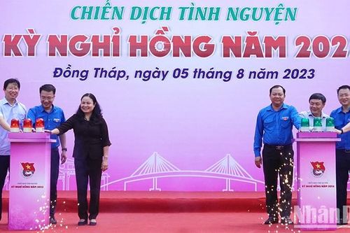 Ra quân Chiến dịch tình nguyện Kỳ nghỉ hồng cấp Trung ương