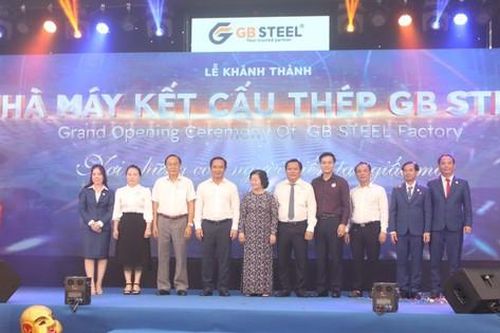 Long An: Nhà máy sản xuất kết cấu thép đầu tư hơn 200 tỷ đồng đi vào hoạt động