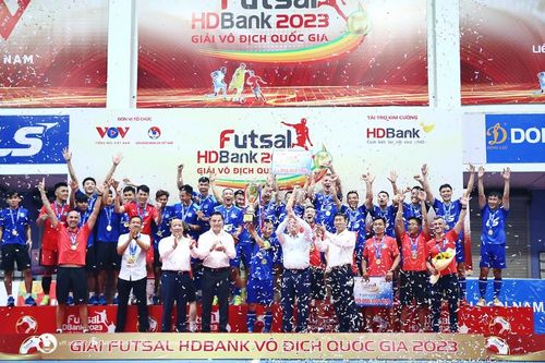 CLB Thái Sơn Nam lấy lại 'ngôi vương' ở giải Vô địch quốc gia bóng đá futsal 2023