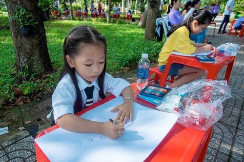 Hội thi vẽ tranh 'Thiếu nhi cù lao Ông Hổ với Bác Tôn' lần V/2023