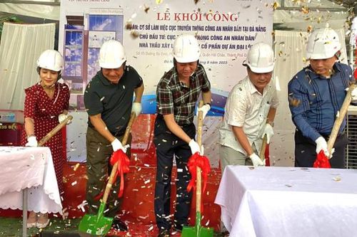 Khởi công xây dựng trụ sở làm việc Cục Truyền thông CAND tại Đà Nẵng