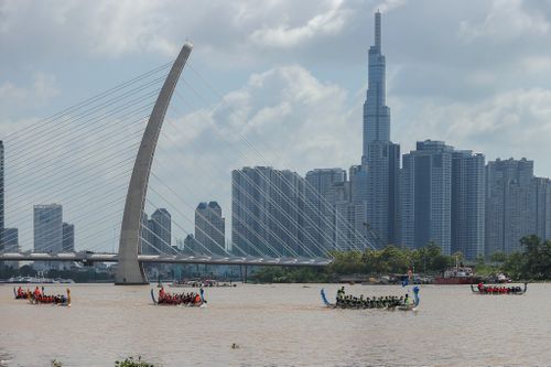 Những hình ảnh ấn tượng tại cuộc đua thuyền TPHCM mở rộng 2023