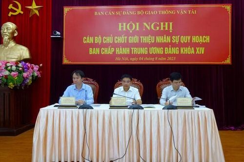 Giới thiệu nhân sự quy hoạch BCH Trung ương; lấy phiếu tín nhiệm lãnh đạo Bộ