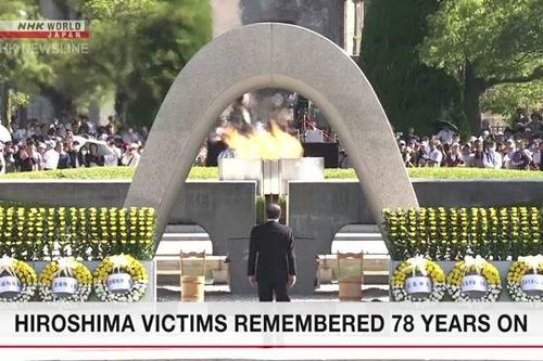Tưởng niệm 78 năm ngày Mỹ ném bom nguyên tử xuống Hiroshima