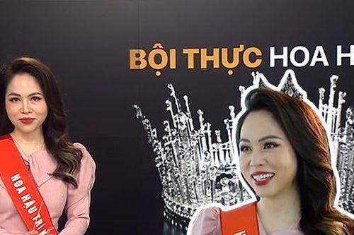 'Hoa hậu trí khôn' xuất hiện trên Chuyển động 24h