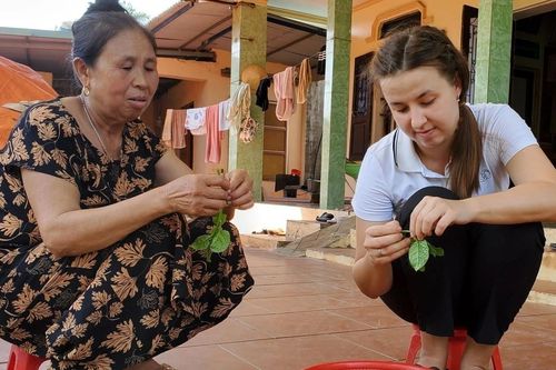Nàng dâu Ukraine được mẹ chồng Thanh Hóa dạy nấu món Việt, làm TikTok triệu like