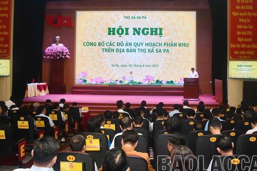 Công bố các dự án quy hoạch phân khu trên địa bàn thị xã Sa Pa