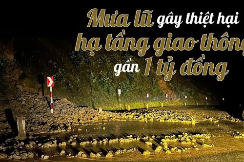 Mưa lũ gây sạt lở 140 điểm tại các tuyến quốc lộ, tỉnh lộ trên địa bàn tỉnh