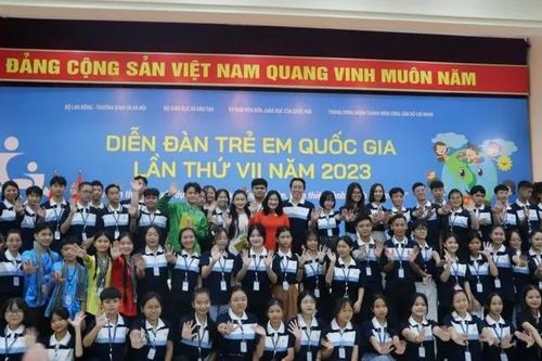 188 em nhỏ dự diễn đàn trẻ em quốc gia năm 2023