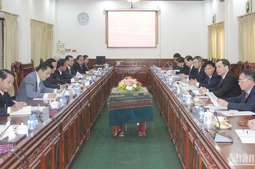 Việt Nam và Lào đẩy mạnh hợp tác trong công tác thanh tra