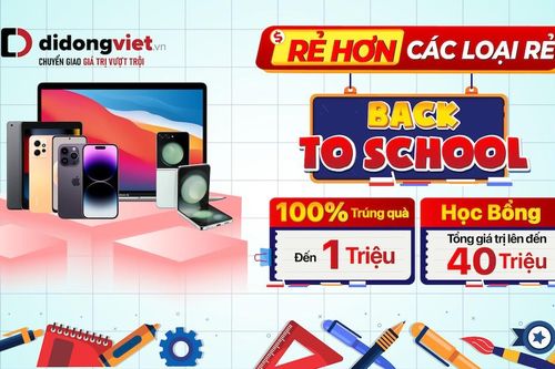 Săn deal hàng công nghệ, nhận học bổng tổng giá trị đến 40 triệu đồng