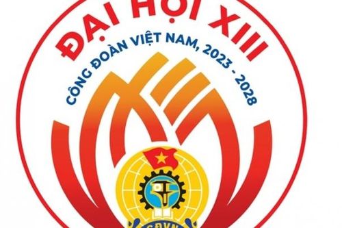 Công bố biểu trưng Đại hội XIII Công đoàn Việt Nam