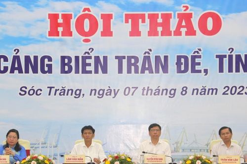 Cảng biển Trần Đề sẽ là 'đòn bẩy' để Đồng bằng Sông Cửu long phát triển