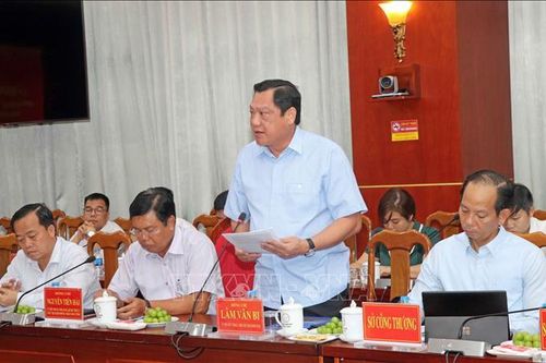 Đoàn giám sát của Ủy ban Thường vụ Quốc hội làm việc tại tỉnh Cà Mau