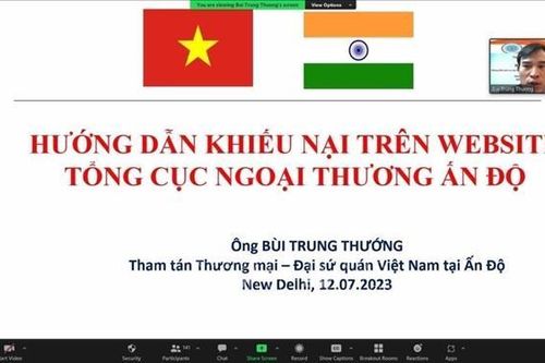Tham tán Thương mại Việt Nam lưu ý về những nguy cơ tranh chấp thương mại với đối tác Ấn Độ