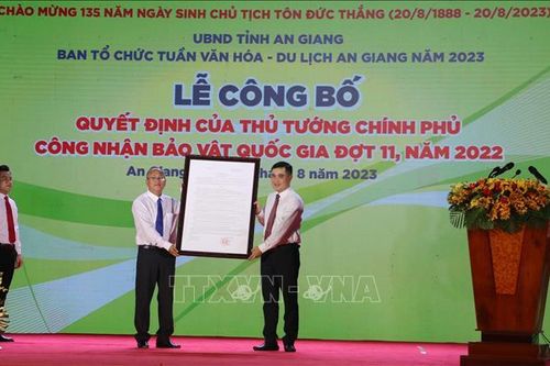 Mukhalinga Ba Thê được công nhận là Bảo vật quốc gia