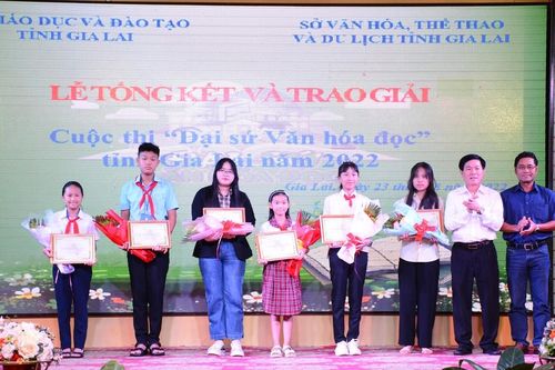 78 tập thể, cá nhân đạt giải cuộc thi 'Đại sứ Văn hóa đọc tỉnh Gia Lai' năm 2023