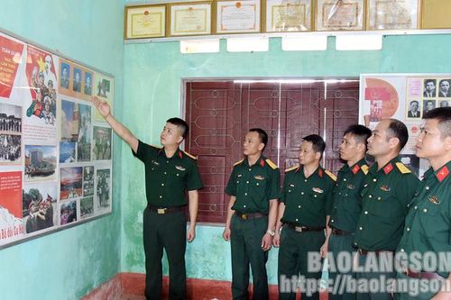 Ban Chỉ huy Quân sự huyện Tràng Định đổi mới công tác giáo dục chính trị