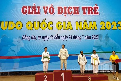 Giải vô địch trẻ Judo quốc gia năm 2023: Ninh Bình giành 3 huy chương vàng, 1 huy chương bạc