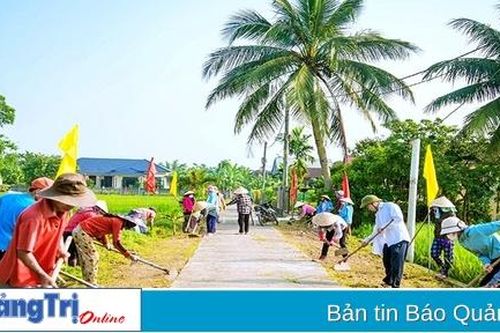 Xã Hải Hưng chinh phục từng chặng đường nông thôn mới