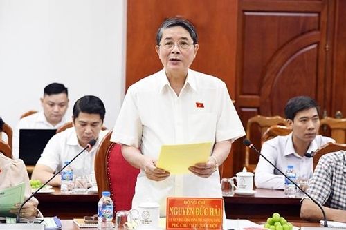 Phó Chủ tịch Quốc hội Nguyễn Đức Hải làm việc với UBND tỉnh Cà Mau về giám sát năng lượng