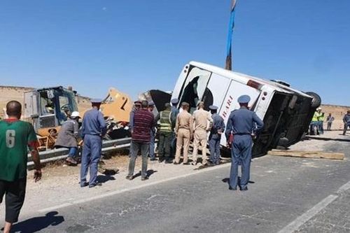 Xe buýt bị lật, 24 người thiệt mạng tại Maroc